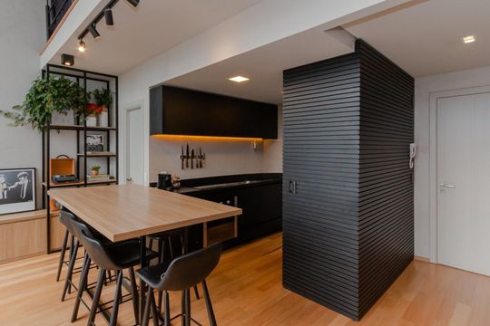 Cozinha de apartamento à venda com 1 quarto, 72m² em Petrópolis, Porto Alegre