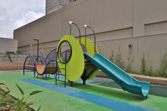 Área comum - Playground de apartamento para alugar com 2 quartos, 96m² em Gávea, Uberlândia