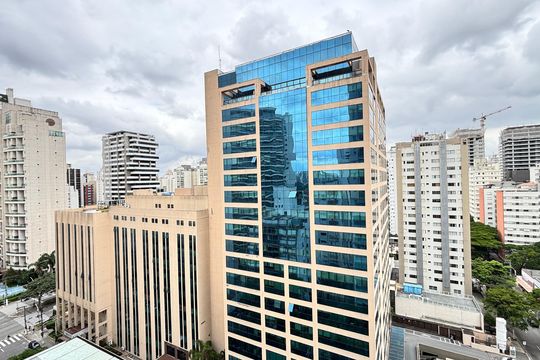 Vista de kitnet/studio à venda com 1 quarto, 31m² em Indianópolis, São Paulo