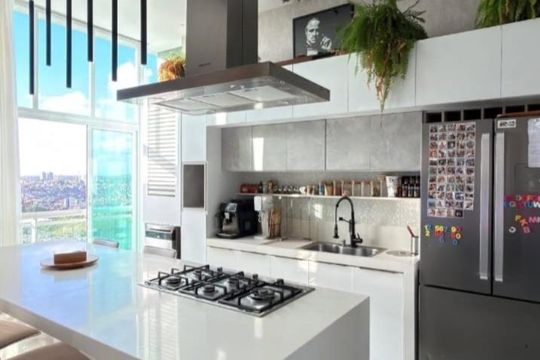 Cozinha de apartamento para alugar com 2 quartos, 91m² em Caminho das Árvores, Salvador