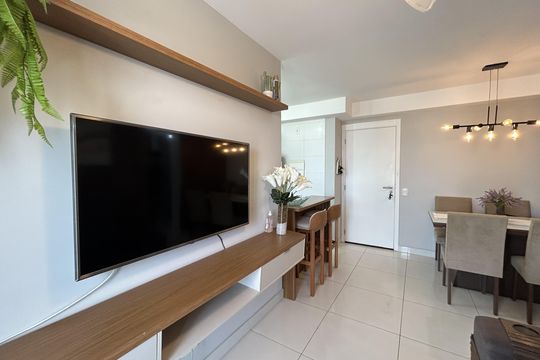 Sala de apartamento à venda com 1 quarto, 47m² em Cachambi, Rio de Janeiro