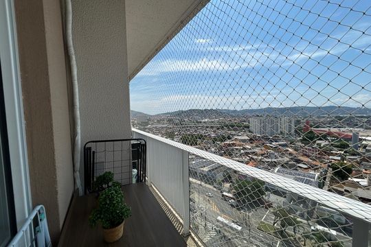 Varanda da sala de apartamento à venda com 1 quarto, 47m² em Cachambi, Rio de Janeiro