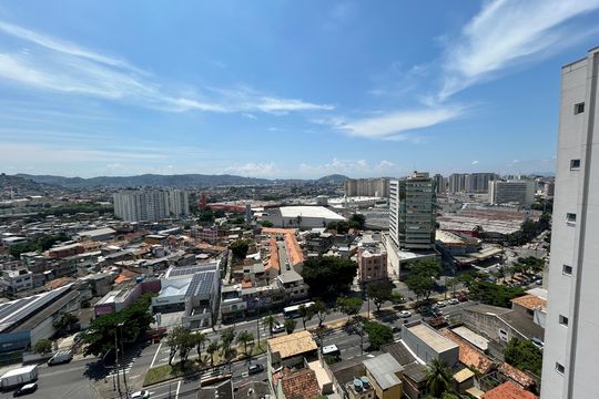 Vista da Varanda da sala de apartamento à venda com 1 quarto, 47m² em Cachambi, Rio de Janeiro