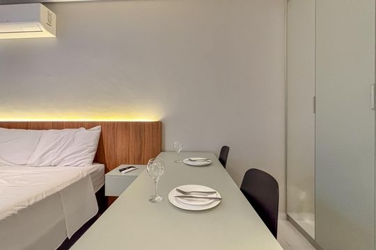 Sala de apartamento para alugar com 1 quarto, 28m² em Tatuapé, São Paulo