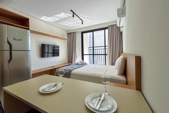 Sala de apartamento para alugar com 1 quarto, 27m² em Tatuapé, São Paulo