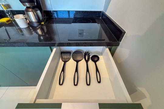 Cozinha de apartamento para alugar com 1 quarto, 52m² em Tatuapé, São Paulo