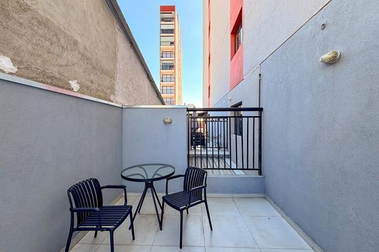 Área externa de apartamento para alugar com 1 quarto, 52m² em Tatuapé, São Paulo