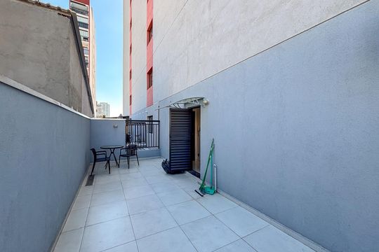 Área externa de apartamento para alugar com 1 quarto, 52m² em Tatuapé, São Paulo