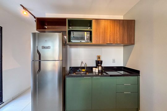 Cozinha de apartamento para alugar com 1 quarto, 52m² em Tatuapé, São Paulo