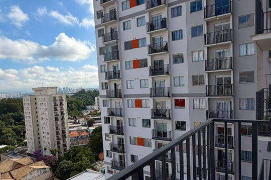 Varanda da Sala de apartamento para alugar com 2 quartos, 37m² em Vila Gomes, São Paulo
