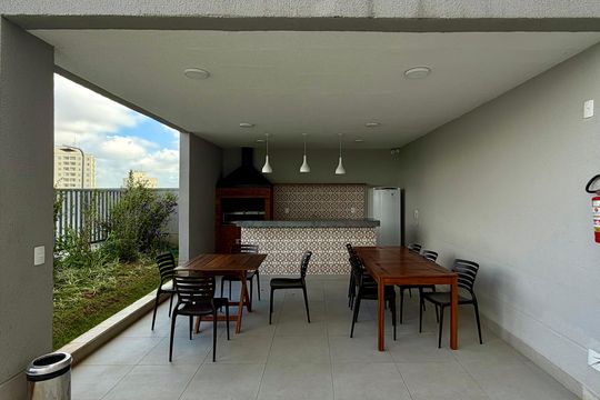 Área comum - Churrasqueira de apartamento para alugar com 2 quartos, 37m² em Vila Gomes, São Paulo