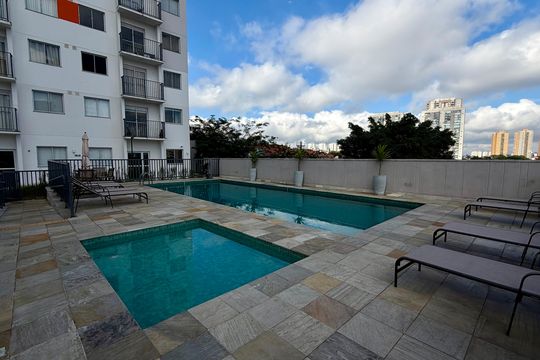 Área comum - Piscina de apartamento para alugar com 2 quartos, 37m² em Vila Gomes, São Paulo