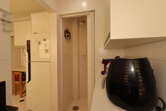 Área de Serviço de apartamento à venda com 2 quartos, 62m² em Jardim Bela Vista, Santo André