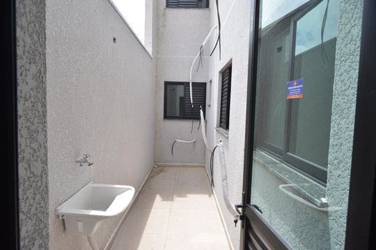 Área de Serviço de apartamento à venda com 3 quartos, 90m² em Paraíso, Santo André