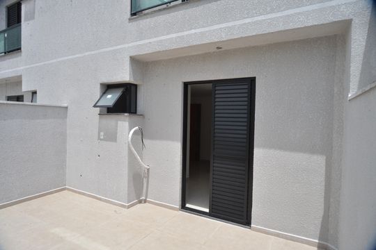 Sacada de apartamento à venda com 3 quartos, 90m² em Paraíso, Santo André