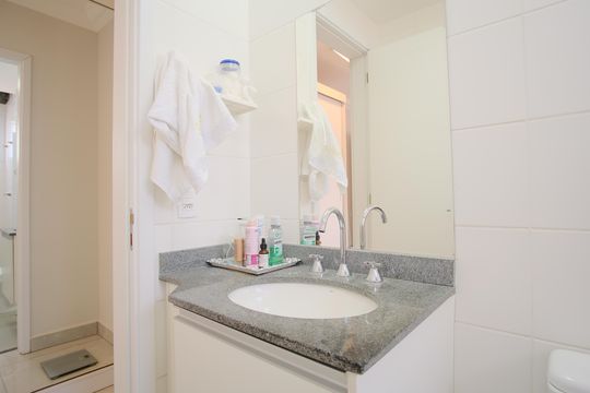 Banheiro da Suíte de apartamento à venda com 3 quartos, 78m² em Penha de França, São Paulo