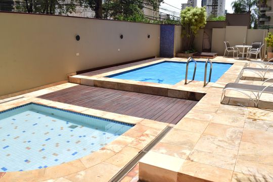 Área comum - Piscina de apartamento para alugar com 3 quartos, 124m² em Centro, Ribeirão Preto