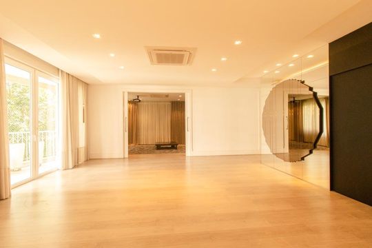 Sala de apartamento para alugar com 3 quartos, 340m² em Batel, Curitiba