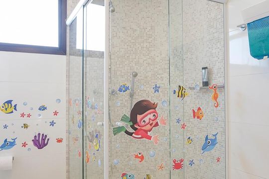 Banheiro da suíte 2 de apartamento à venda com 4 quartos, 242m² em Santa Paula, São Caetano do Sul
