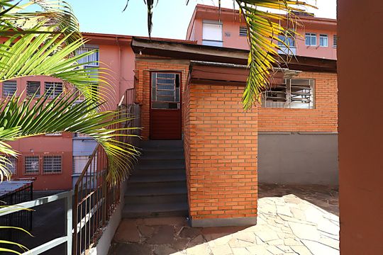 Área comum - Salão de festas de kitnet/studio para alugar com 1 quarto, 52m² em São Sebastião, Porto Alegre