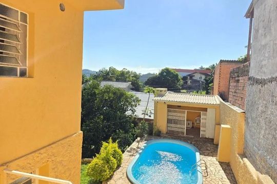 Área Externa  de casa à venda com 3 quartos, 133m² em Ouro Branco, Novo Hamburgo