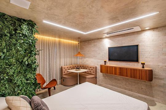 Sala/Quarto de apartamento para alugar com 1 quarto, 27m² em Vila Clementino, São Paulo