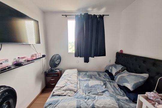 Quarto de apartamento para alugar com 2 quartos, 48m² em Figueira, Duque de Caxias