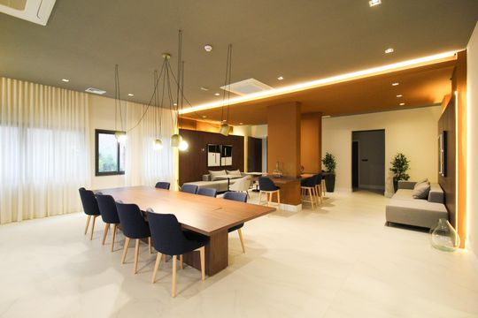 Área comum - Coworking de kitnet/studio para alugar com 1 quarto, 27m² em Moema, São Paulo