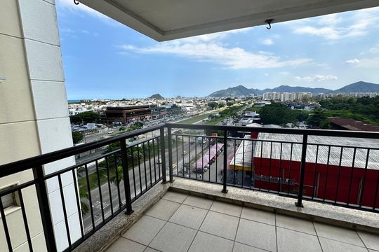 Varanda de apartamento à venda com 2 quartos, 69m² em Recreio dos Bandeirantes, Rio de Janeiro