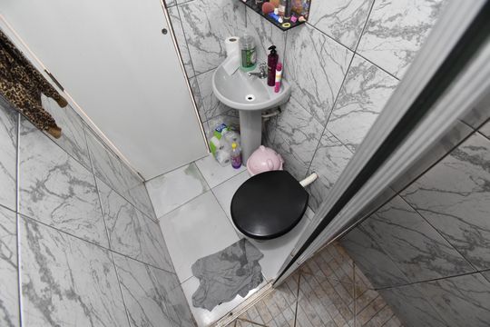 Banheiro  de casa de condomínio para alugar com 1 quarto, 50m² em Bairro Alto, Curitiba