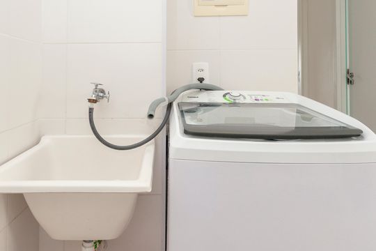 Área de Serviço de apartamento à venda com 2 quartos, 32m² em Socorro, São Paulo