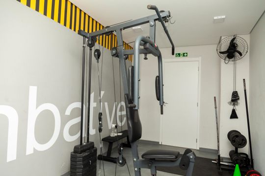 Área comum - Academia de apartamento à venda com 2 quartos, 32m² em Socorro, São Paulo