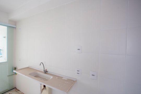 Cozinha de apartamento à venda com 2 quartos, 48m² em Americanópolis, São Paulo