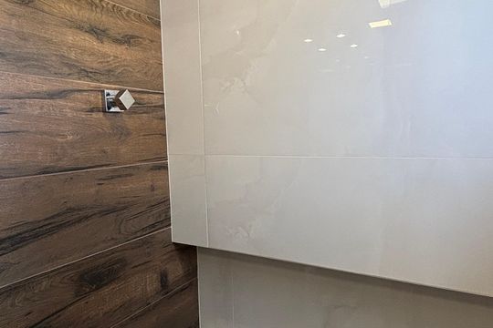Banheiro da Suite de apartamento à venda com 2 quartos, 55m² em Vila Tibiriçá, Santo André
