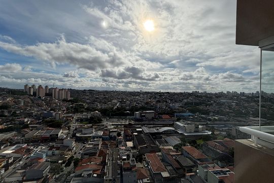 Quarto Vista de apartamento à venda com 2 quartos, 55m² em Vila Tibiriçá, Santo André