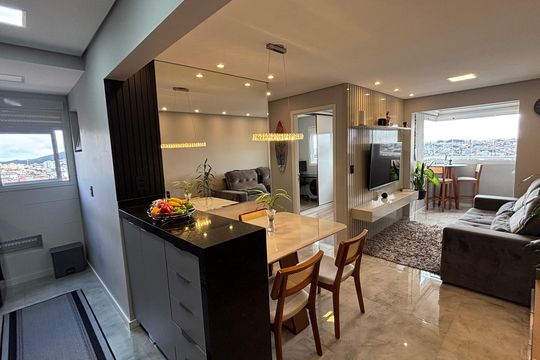 Sala - Sala de Jantar de apartamento para alugar com 2 quartos, 55m² em Vila Tibiriçá, Santo André