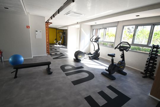 Área comum - Academia de apartamento à venda com 1 quarto, 36m² em Botafogo, Campinas