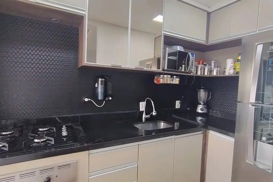 Cozinha de apartamento à venda com 2 quartos, 46m² em Novo Osasco, Osasco