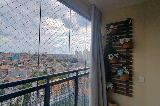 Varanda de apartamento à venda com 2 quartos, 46m² em Novo Osasco, Osasco