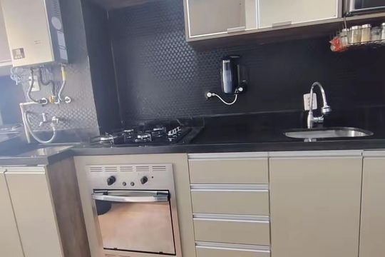 Cozinha de apartamento à venda com 2 quartos, 46m² em Novo Osasco, Osasco