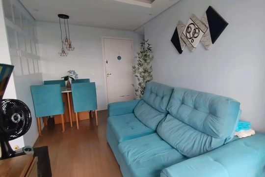 Sala de apartamento à venda com 2 quartos, 46m² em Novo Osasco, Osasco