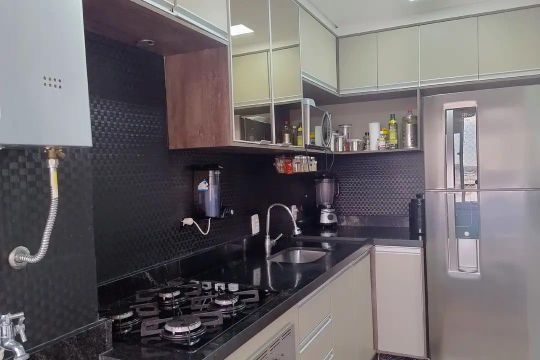 Cozinha de apartamento à venda com 2 quartos, 46m² em Novo Osasco, Osasco