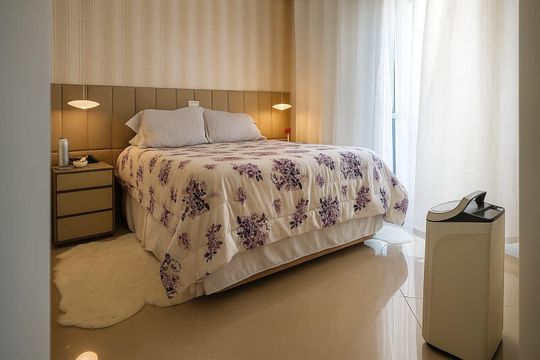 Quarto de apartamento à venda com 3 quartos, 75m² em Vila Valparaíso, Santo André
