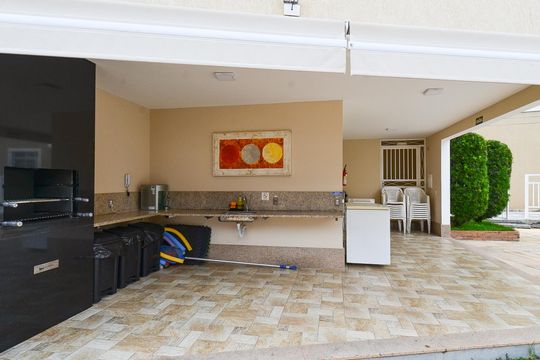Área comum - Churrasqueira de apartamento para alugar com 3 quartos, 80m² em União, Belo Horizonte