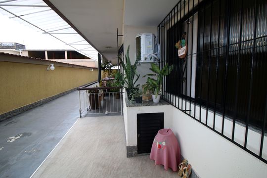 Varanda da sala de casa à venda com 2 quartos, 64m² em Irajá, Rio de Janeiro