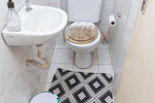 Banheiro 2 de casa de condomínio para alugar com 2 quartos, 71m² em Campo Grande, Rio de Janeiro
