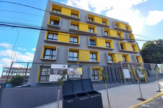 Fachada de kitnet/studio à venda com 1 quarto, 25m² em Vila Nova, Novo Hamburgo