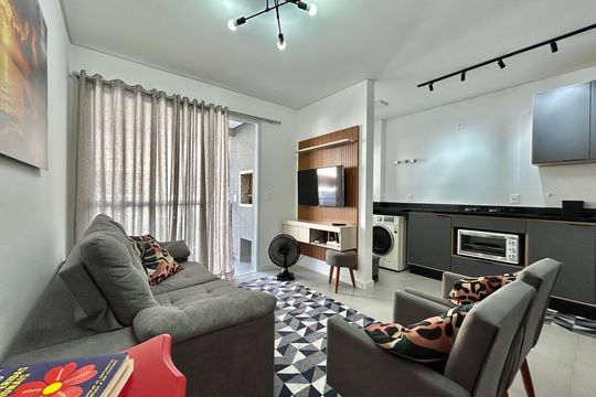 Sala de apartamento para alugar com 2 quartos, 70m² em Ribeirão da Ilha, Florianópolis