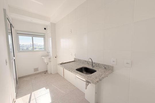 Cozinha de apartamento para alugar com 2 quartos, 69m² em Medeiros, Jundiaí