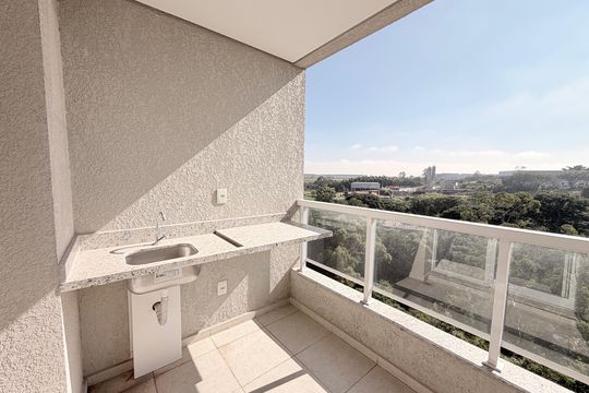 Sacada de apartamento para alugar com 2 quartos, 69m² em Medeiros, Jundiaí